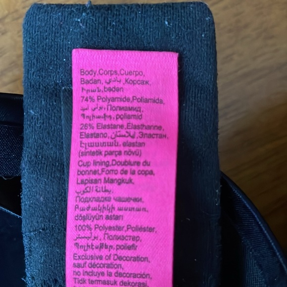 La SENZA Bra Full Coverage Lightly Lined Black Size 36D - Picture 15 of 15